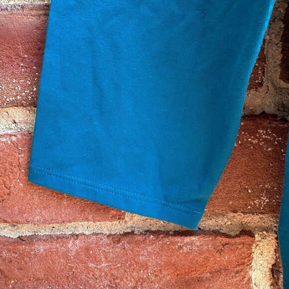 Eileen Fisher $148 Organic Cotton crewneck Long-Sleeve Tee jewel medium - Picture 3 of 8